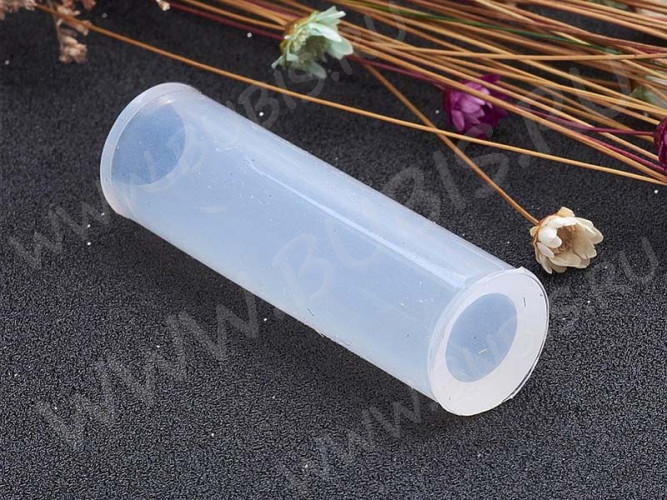 Молд 043 для эпоксидной смолы Кристалл Цилиндр 49*14мм (силикон)