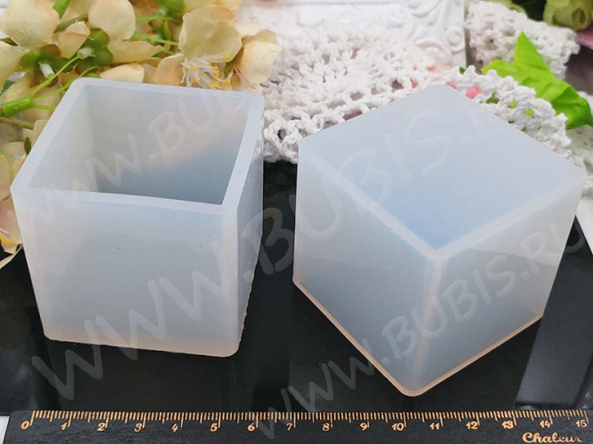 Молд 098 для эпоксидной смолы Куб Большой 50*50*50мм (силикон)