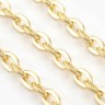 Цепочка I069 с плоским звеном 5*3мм золотистая (Iron) (50см) Купить Цепочка I069 с плоским звеном 5*3мм золотистая (Iron) (50см) с доставкой по России