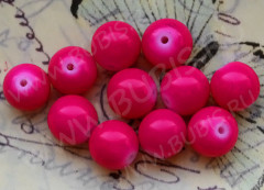 Бусина округлая 8мм фуксия (камни)