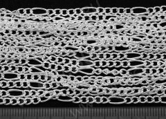 Цепочка I058 звенья 7,5*3,5мм и 4*3мм серебристая (Iron) (50см)