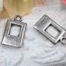 (СКИДКИ!!!) Подвеска Прямоугольник двусторонняя 16,5*9*1,5мм античное серебро (литьё) (10шт.) Купить (СКИДКИ!!!) Подвеска Прямоугольник двусторонняя 16,5*9*1,5мм античное серебро (литьё) (10шт.) с доставкой по России