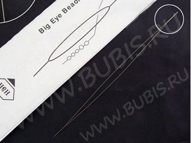 Приспособление для нанизывания 03 среднее 75*0,3мм никель (Iron)