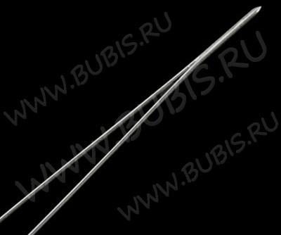 Приспособление для нанизывания 03 среднее 75*0,3мм никель (Iron)