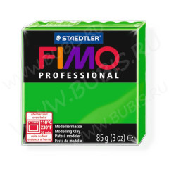 Полимерная глина FIMO Professional Ярко-зеленый 8004-5 (85г)