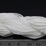 Купить (СКИДКИ!!!) Нейлоновый шнур 01 круглый 1мм белый (24м) с доставкой по России