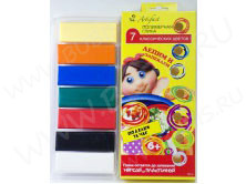 Полимерная глина Артефакт набор 7507-08 7 классических цветов 140г