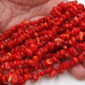Крошка (галтовка) каменная 158 5-9мм Коралл красно-оранжевый натуральный (камни) (нить 43-45см) Купить Крошка (галтовка) каменная 158 5-9мм Коралл красно-оранжевый натуральный (камни) (нить 43-45см) с доставкой по России