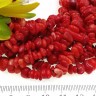 Крошка (галтовка) каменная 158 5-9мм Коралл красно-оранжевый натуральный (камни) (нить 43-45см) Купить Крошка (галтовка) каменная 158 5-9мм Коралл красно-оранжевый натуральный (камни) (нить 43-45см) с доставкой по России