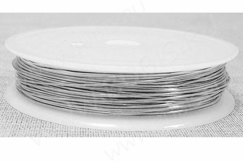 Проволока медная 08 толщина 0,8мм цвет платины (Copper) (3м)