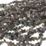 Купить Крошка (галтовка) каменная 210 5-9мм Лабрадорит (камни) (длинная нить прим. 90см) с доставкой по России