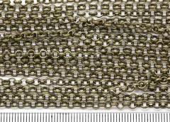 Цепочка I059 &quot;Rolo&quot; округлое звено 3*3мм античная бронза (Iron) (50см)