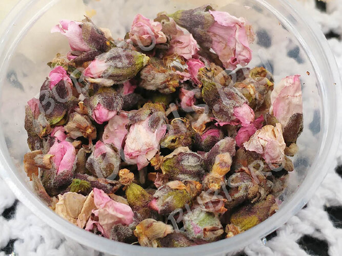 Сухие цветы 24 Бутоны персикового дерева в коробочке (натуральные цветы)