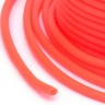Купить Полиуретановый шнур 13 3мм ПОЛЫЙ оранжевый матовый (1м) с доставкой по России