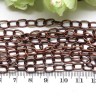 Купить Цепочка I103 с простым плетением звено 8*5,5мм античная медь (Iron) (1м) с доставкой по России