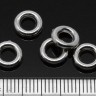 Купить Колечки 07 8*8*2мм античное серебро (акрил ССВ) (50шт.) с доставкой по России