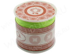 Нейлоновый шнур 03 Шамбала круглый 1мм салатовый (1м)