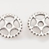 (СКИДКИ!!!) Подвеска Шестерёнка 20 двусторонняя 8*8*1мм античное серебро (литьё) (Steampunk) (20шт.) Купить (СКИДКИ!!!) Подвеска Шестерёнка 20 двусторонняя 8*8*1мм античное серебро (литьё) (Steampunk) (20шт.) с доставкой по России