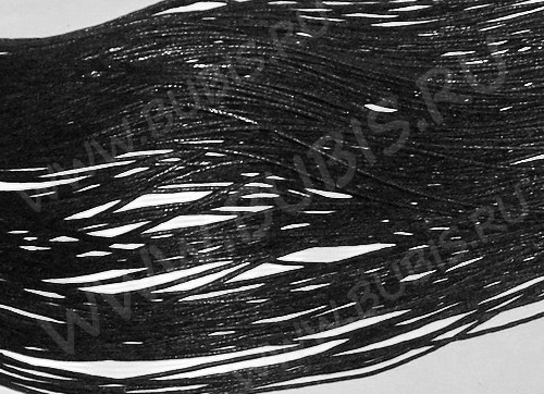 (СКИДКИ!!!) Вощёный х/б шнур 0,7мм чёрный (ок. 75м)