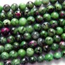 Купить (ОПТ) Бусина округлая 6мм Цоизит (Циозит) (камни) (НИТЬ) с доставкой по России