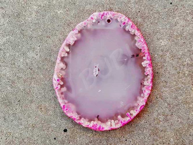 Кулон 1115 Срез Агата 64*54*4мм (камни)