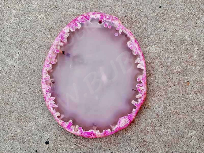 Кулон 1115 Срез Агата 64*54*4мм (камни)