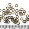 Купить Колечки обычные 4*0,8мм античная бронза (Iron) (7г. ок. 155шт.) с доставкой по России