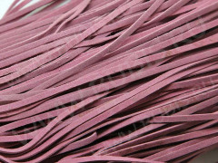 Велюровый шнур 01 плоский 3*1мм св.бл.сливовый (1м)