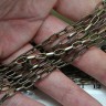 Купить Цепочка I105 с простым плетением звено 7,5*3,5мм античная бронза (Iron) (1м) с доставкой по России