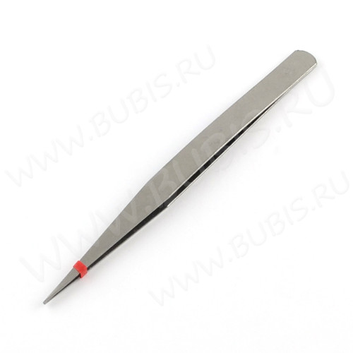 Пинцет 05 с прямыми носиками 133мм никель (инструменты для бижутерии)