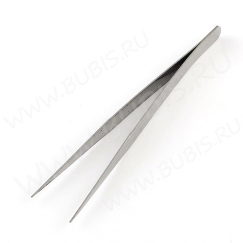 Пинцет 05 с прямыми носиками 133мм никель (инструменты для бижутерии)