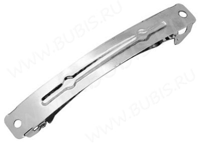 Основа (заготовка) для заколки №22 автомат большая 83*11*9,5мм цвет платины (Iron)