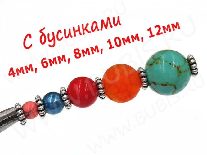 Рондели 087 колёсики 6*6*1,5мм античное серебро (литьё) (10шт.)