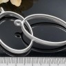 Подвеска Рамка 01 овал 39*24*5,8мм матовая серебристая (литьё) Купить Подвеска Рамка 01 овал 39*24*5,8мм матовая серебристая (литьё) с доставкой по России