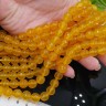 Бусина округлая ГРАНЁНАЯ 10мм Халцедон тонир. медовый (камни) Купить Бусина округлая ГРАНЁНАЯ 10мм Халцедон тонир. медовый (камни) с доставкой по России