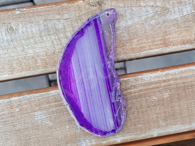 Кулон 1116 Срез Агата 84*40*4мм (камни)