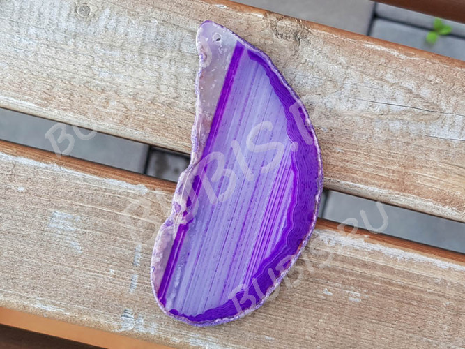 Кулон 1116 Срез Агата 84*40*4мм (камни)