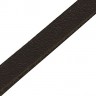 Купить Шнур кожаный 17 полоска односторонний 5*2мм темно-коричневый (1м) с доставкой по России