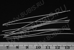 (СКИДКИ!!!) Штифт со шляпкой 70*0,8мм цвет платины, без никеля (Iron) (50шт.)