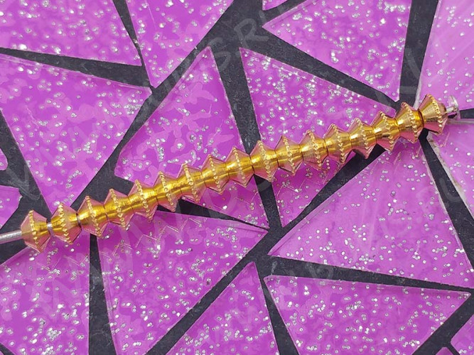 Рондели 082 Юлы 4*4*2,2мм золотистые (LUX Китай) (Brass) (10шт.)