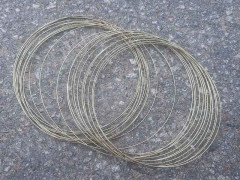 Мемори проволока - пружина - основа для колье 115*0,8мм латунь (10 витков)