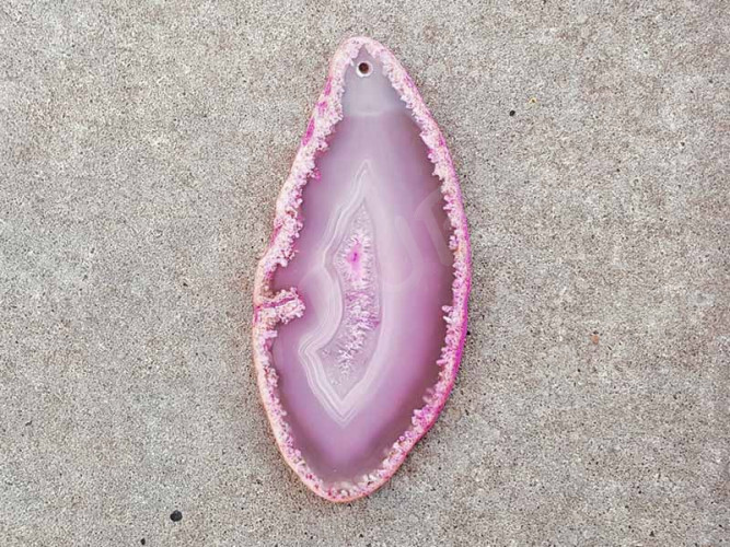 Кулон 1118 Срез Агата 80*36*4мм (камни)