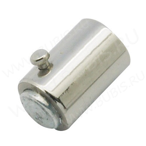 Магнитный замочек №38 слайдер лифт для вклеивания 2,9мм 17*5,5мм цвет платины (Хирургическая сталь)