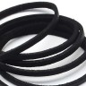 Шнур кожаный 49 кожзам полоска 2,7*1,5мм чёрный (1м) Купить Шнур кожаный 49 кожзам полоска 2,7*1,5мм чёрный (1м) с доставкой по России