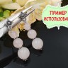 (ОПТ) Бусина округлая 6мм МАТОВАЯ Розовый кварц  натуральный (камни) (НИТЬ) Купить (ОПТ) Бусина округлая 6мм МАТОВАЯ Розовый кварц  натуральный (камни) (НИТЬ) с доставкой по России