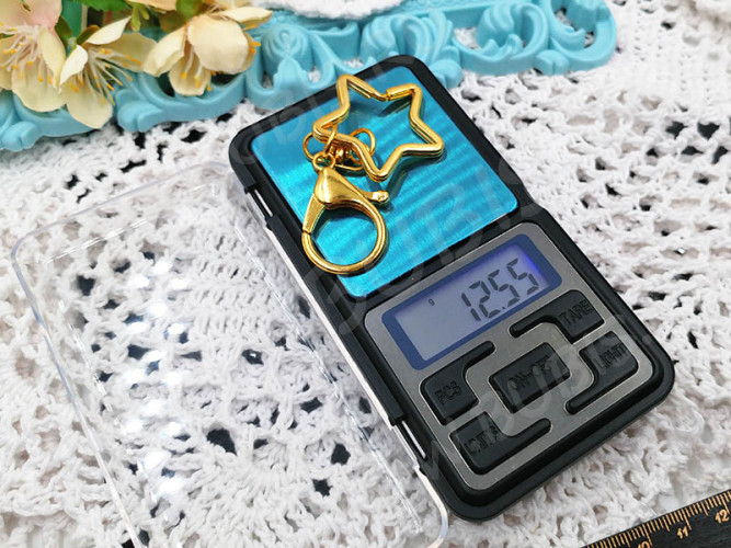 Весы 03 мини ювелирные карманные 0,01г до 200г 12*6,5*2см чёрные (инструменты для бижутерии)