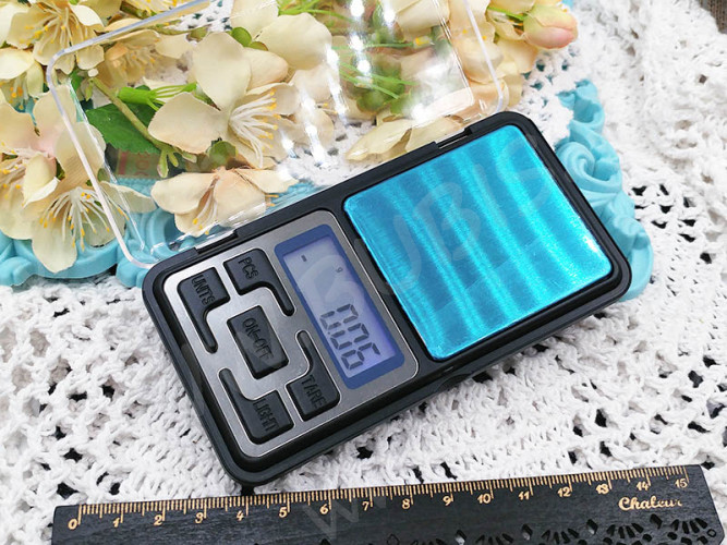 Весы 03 мини ювелирные карманные 0,01г до 200г 12*6,5*2см чёрные (инструменты для бижутерии)