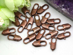 Замочек карабин №047 из латуни 14*6,5*3,5мм античная медь (Brass)