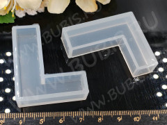 Молд 176 для эпоксидной смолы 43*38*10мм Буква L (силикон)