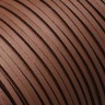 Купить Шнур кожаный 49 кожзам полоска 2,7*1,5мм коричневый (1м) с доставкой по России